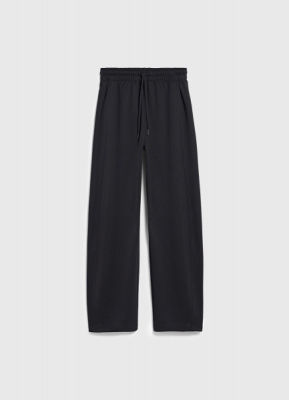 Широкие брюки для девочек, Черный