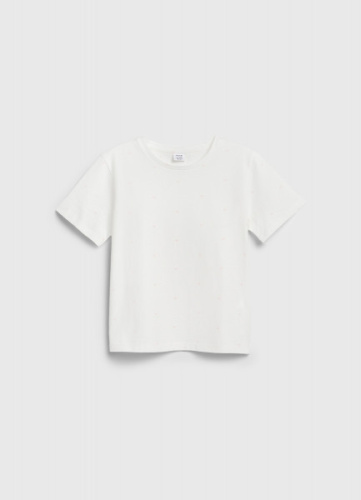 Футболка с принтом для девочек, Белый