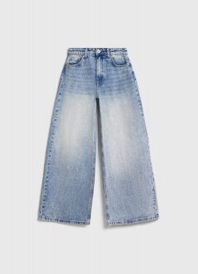 Джинсы Loose для девочек, Голубой