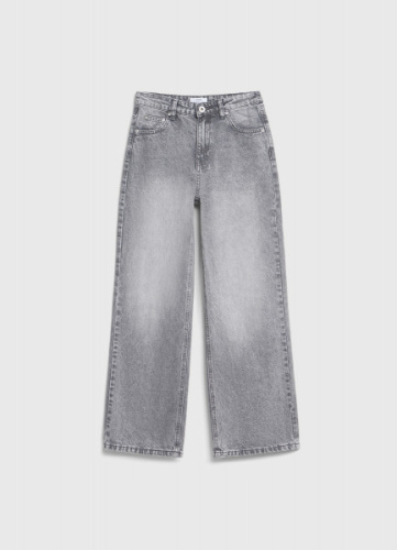 Джинсы Straight для девочек, Серый
