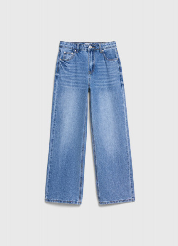 Джинсы Straight для девочек, Голубой
