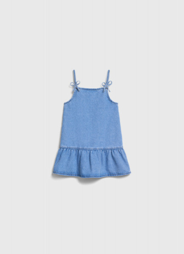 Джинсовый сарафан для девочек, Голубой