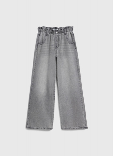 Широкие джинсы Wide leg для девочек, Серый