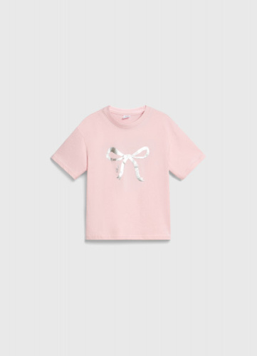 Футболка с принтом для девочек, Розовый