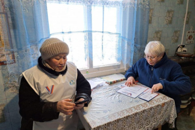 За первые два дня работы проекта «ИнформУИК» в Якутии обходчики посетили почти 39 тысяч домовладений / Анна Лебединская   Республика Саха (Якутия)