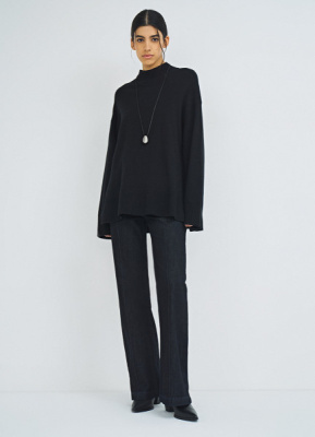 Джинсы клёш, Синий