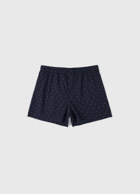 Трусы-боксеры с принтом, Синий