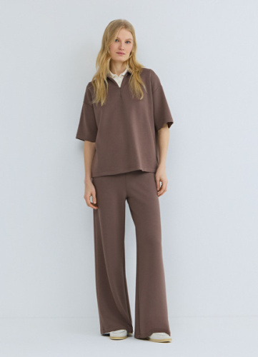 Брюки свободного кроя, Коричневый