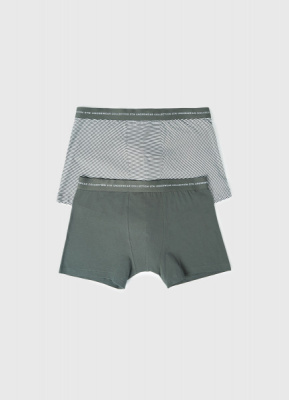 Трусы-транки, 2 шт., Зеленый