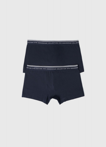 Трусы-транки с низкой посадкой, 2 шт., Синий