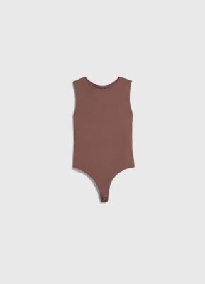 Боди без рукавов, Коричневый