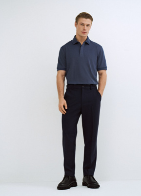 Прямые брюки, Синий