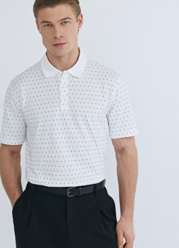 Поло из пике, Белый