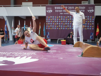 В Кыргызстан, Россию и Словакию отправится золото этапа Кубка мира по мас-рестлингу / Лена Томская   