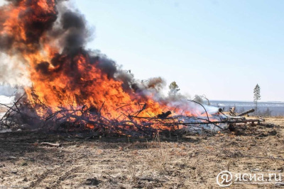 Сухие грозы стали причиной лесных пожаров в трех районах Якутии / ЯСИА  Алданский Республика Саха (Якутия)