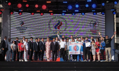 Михаил Гуляев: Отныне чемпионаты России по мас-рестлингу в абсолютной категории будут проходить в Олимпийский день / Лена Томская   Город Москва