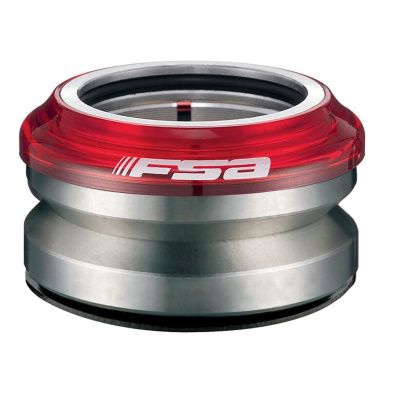 Рулевая колонка FSA Impact PC 1 1/8" интегрированная gnn2 (красный полупрозрачный посадочный 42 мм / внешний 44 мм)