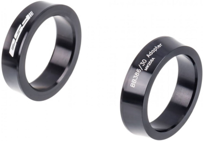 Проставочные кольца FSA для монтажа шоссе систем FSA BB386EVO на BB30 MW258A (черный комплект)