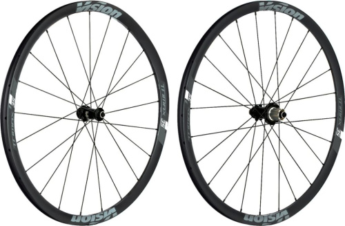 Колеса FSA Vision Trimax 35 SC 28" для шоссе и циклокросса, сквозные оси (барабан Sram XDR передний и задний (пара))