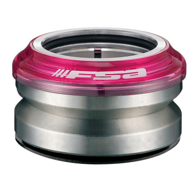 Рулевая колонка FSA Impact PC 1 1/8" интегрированная gnn2 (розовый полупрозрачный посадочный 42 мм / внешний 44 мм)