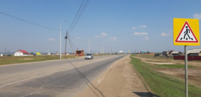 На аварийном участке дороги «Нам» установили освещение / ЯСИА   