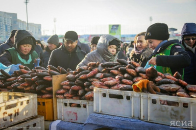 ФОТОРЕПОРТАЖ. Традиционная выставка-ярмарка «Рыба Якутии-2019» / Дьулус Борочков   Республика Саха (Якутия)