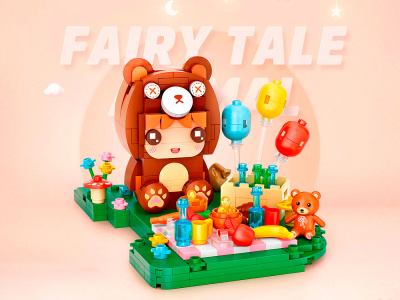 1665_MK Конструктор Медвежий пикник