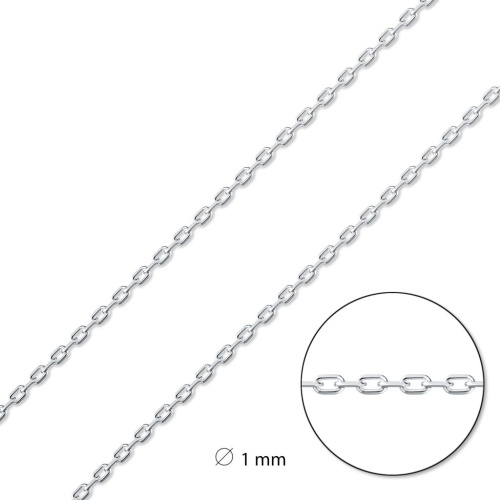 Цепь из серебра 040R8LR.P.55.0