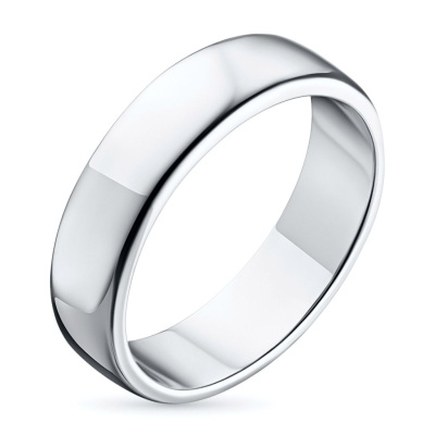 Гладкое кольцо из белого золота э0900кц01161000