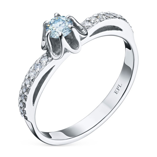 Кольцо из белого золота э0912кц08136600_blue