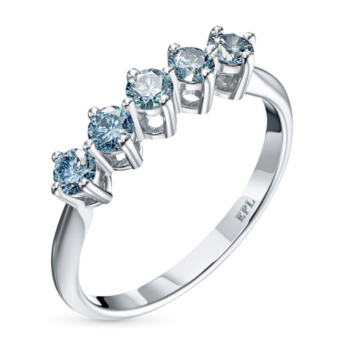 Кольцо из белого золота э0912кц03183700_blue