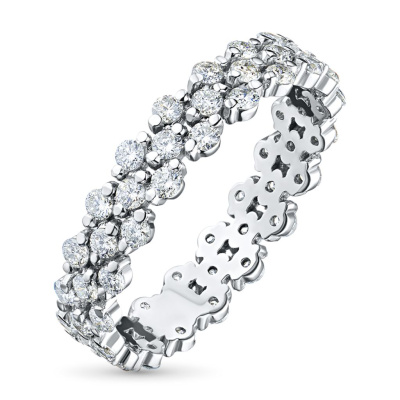 Кольцо из белого золота с бриллиантами э0901кц11173000