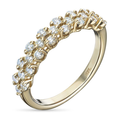 Классическое кольцо из желтого золота э0312кц08160900_white