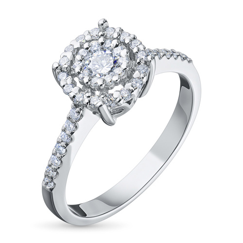 Кольцо из белого золота с бриллиантами э0901кц09163800