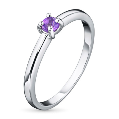 Помолвочное кольцо из белого золота э0912кц01162900