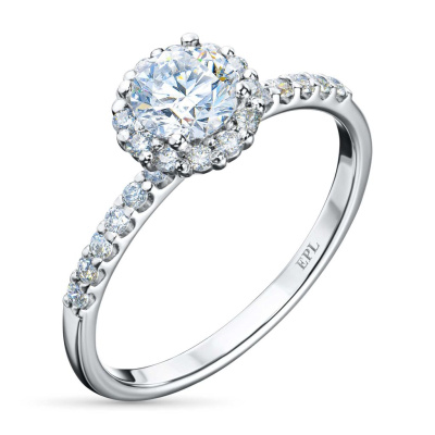 Кольцо из белого золота э4012кц06165200_white