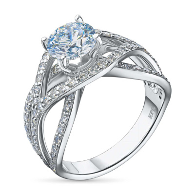 Кольцо из белого золота э4712кц08230202_white