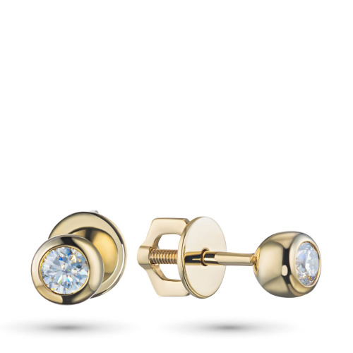 Пусеты из желтого золота э0312пс07220203_white