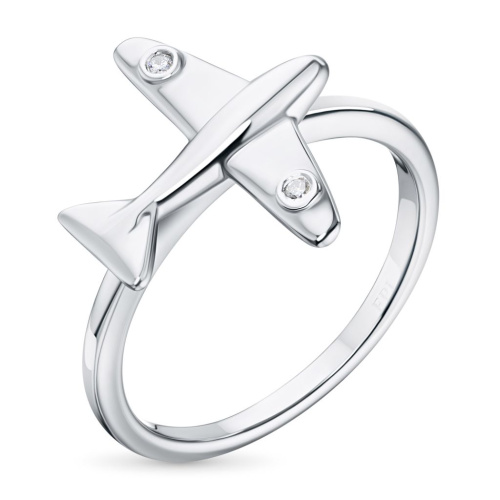 Кольцо из серебра э0612кц06210103_white