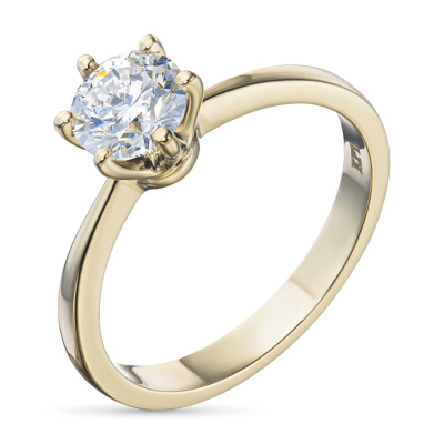 Помолвочное кольцо из желтого золота э0312кц06160900_white