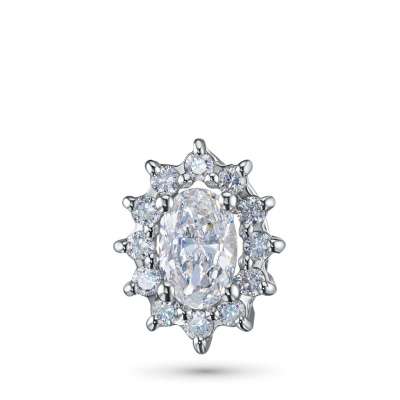 Классическая подвеска из белого золота э4712пд05220102_white