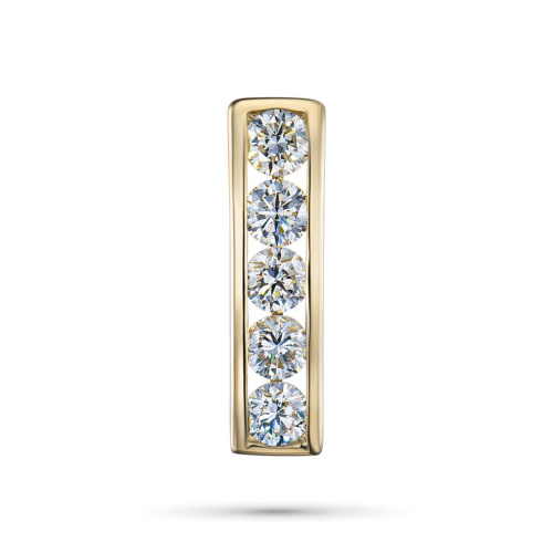 Классическая подвеска из желтого золота э0312пд04220002_white