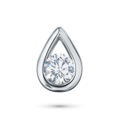 Подвеска из белого золота с бриллиантом э0901пд12102500