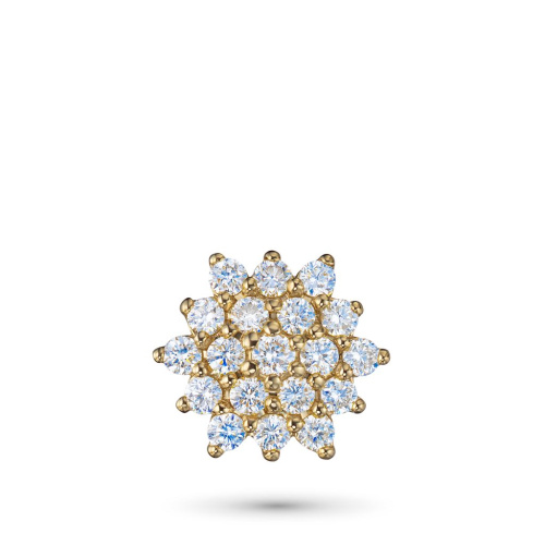 Подвеска из желтого золота с бриллиантами э0301пд04210111