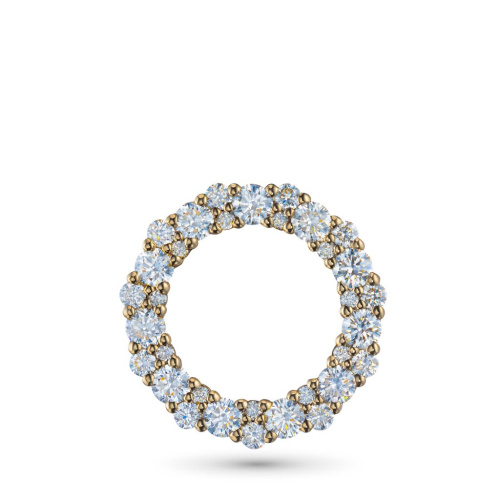 Классическая подвеска из желтого золота э0312пд01180100_white