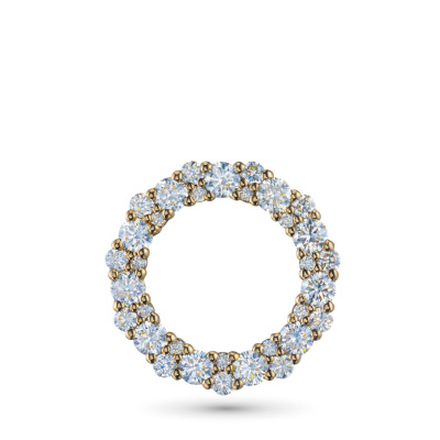 Классическая подвеска из желтого золота э0312пд01180100_white