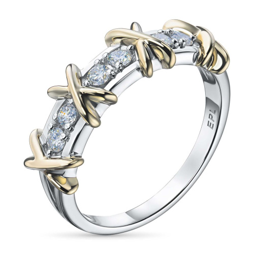 Кольцо из комбинированного золота э4812кц07156100_white