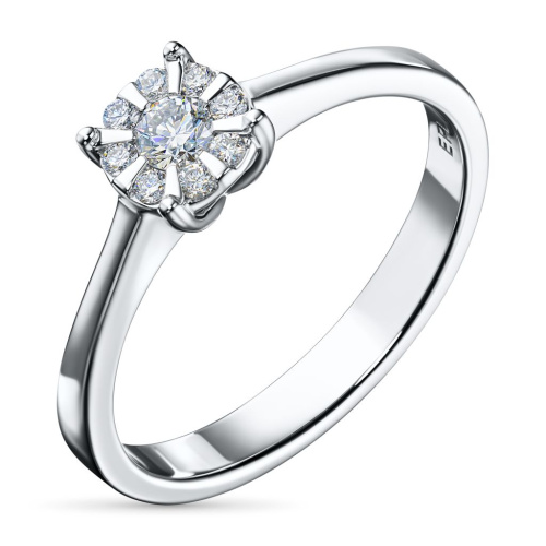 Кольцо из белого золота э4012кц10153800_white