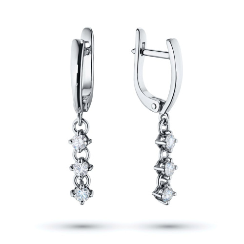Серьги из белого золота э4712сг10181900
