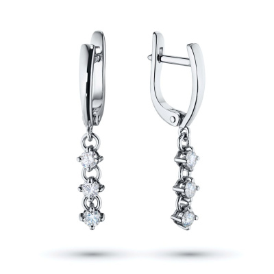 Серьги из белого золота э4712сг10181900